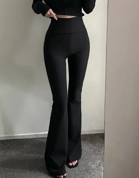 Thalia - stijlvolle vintage chique uitlopende broek