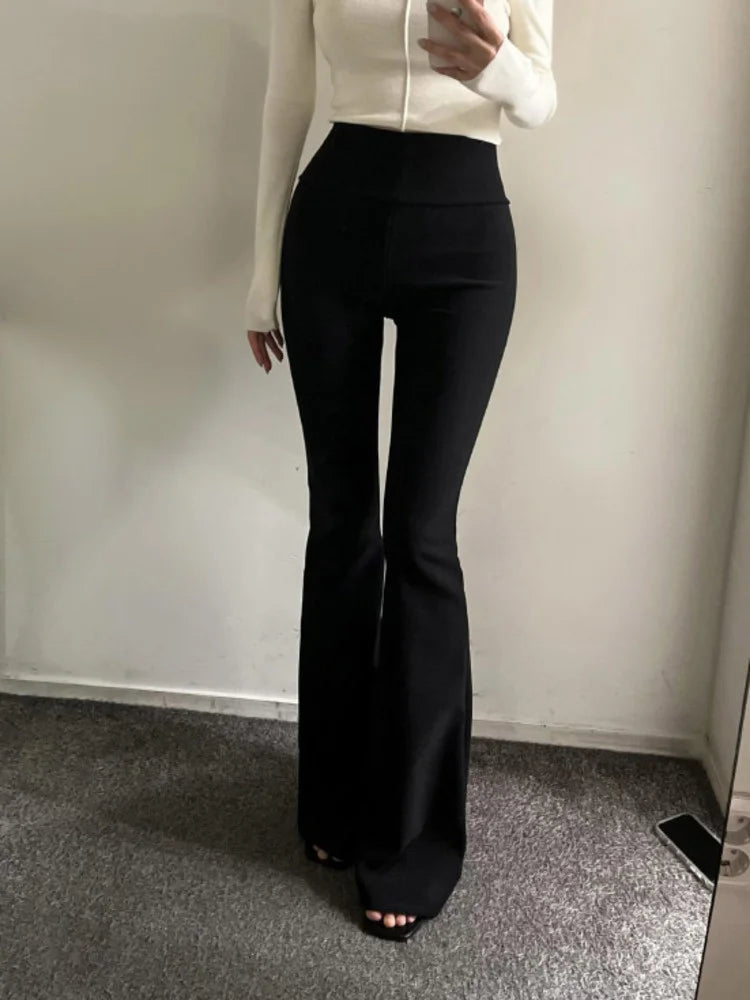 Thalia - stijlvolle vintage chique uitlopende broek