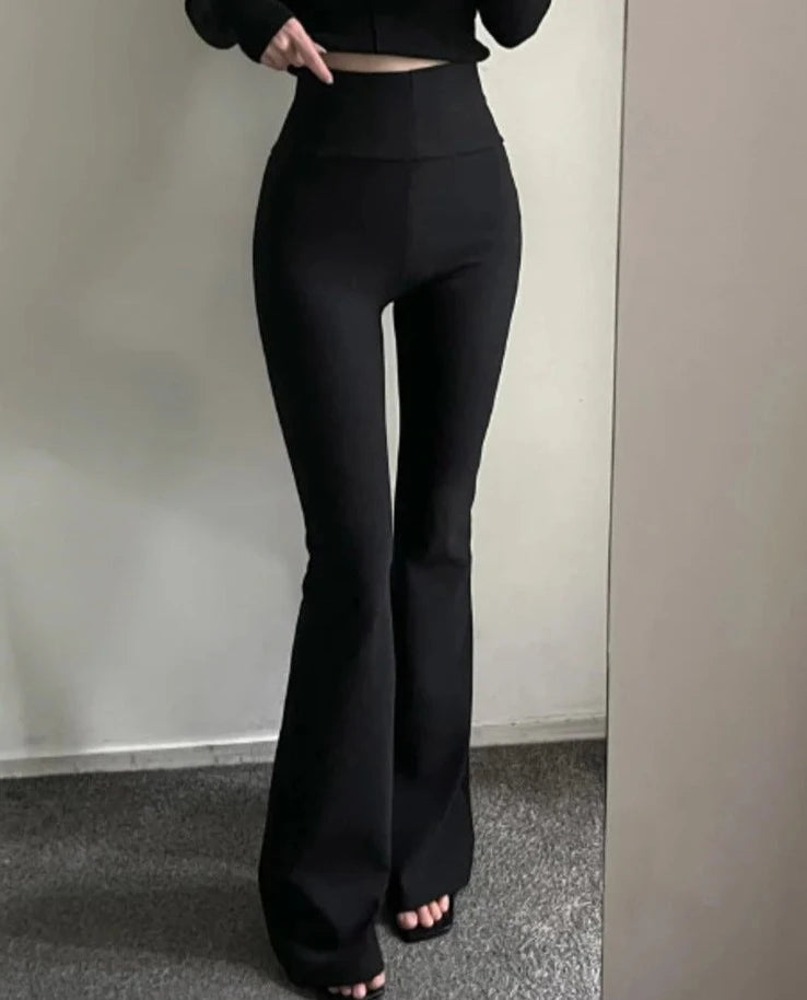 Thalia - stijlvolle vintage chique uitlopende broek