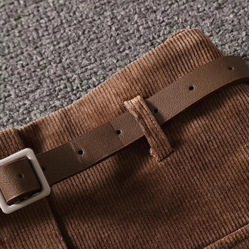 Kaylee - Vintage Corduroy Minirok