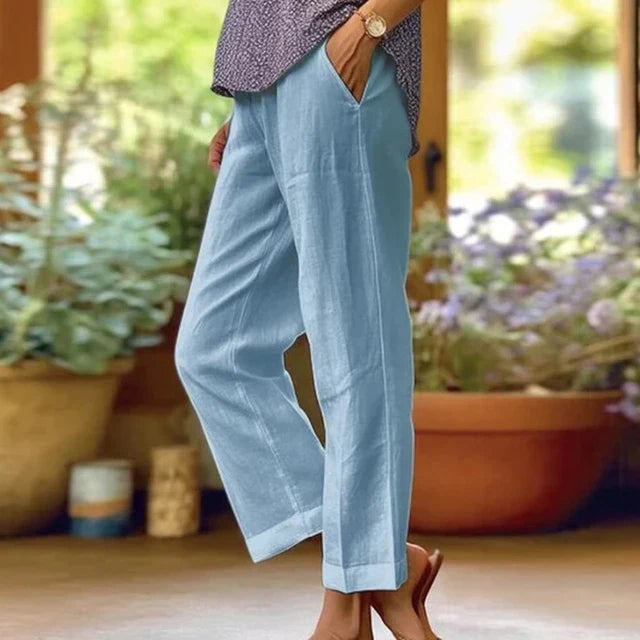 Miranda - Casual Losse Rechte Broek