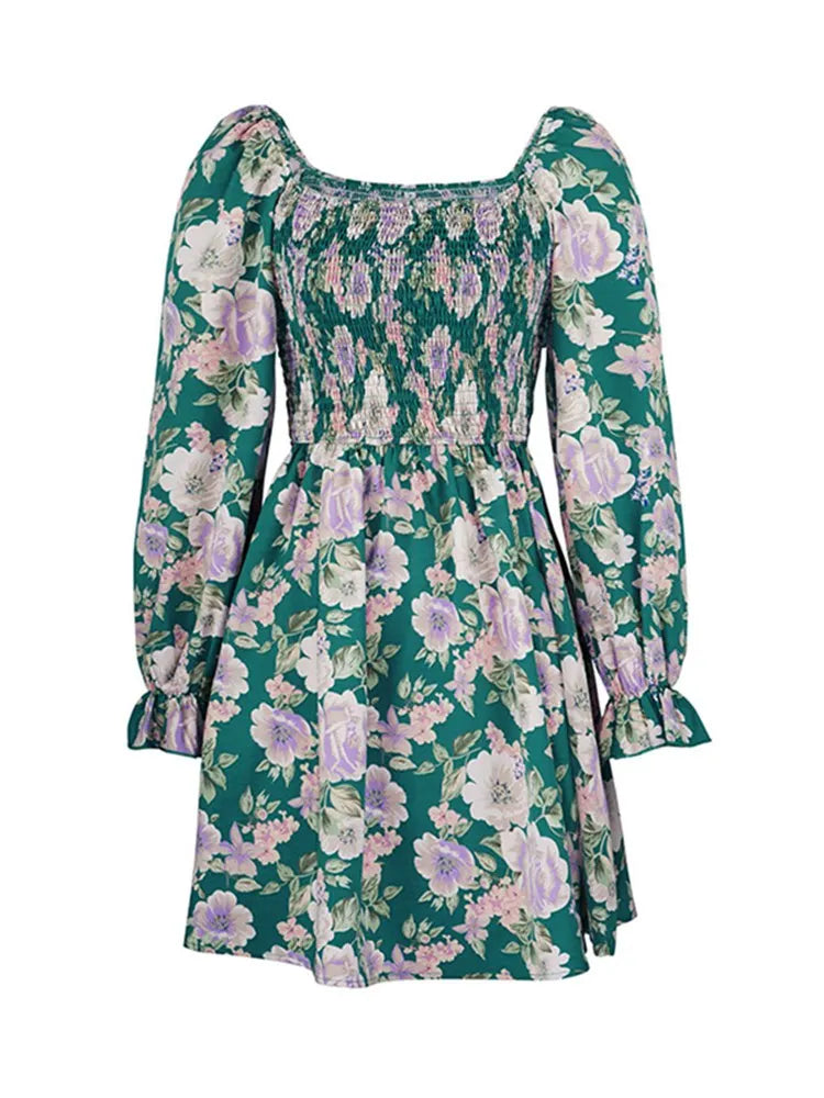 Siena - elegante mini jurk met volle mouwen