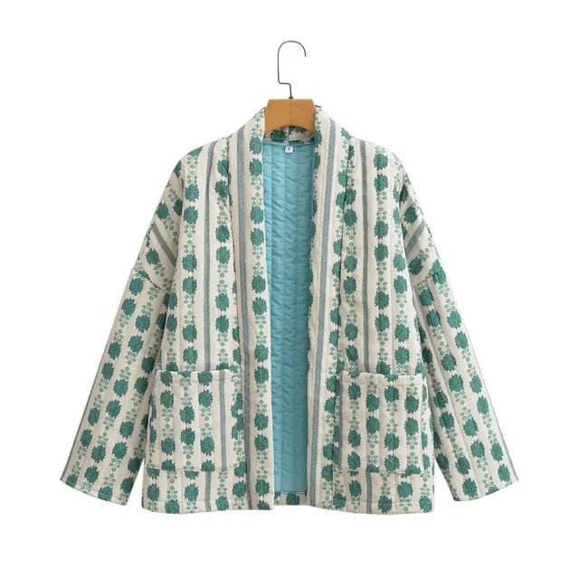 Gabriella - Vintage Bedrukt Vest