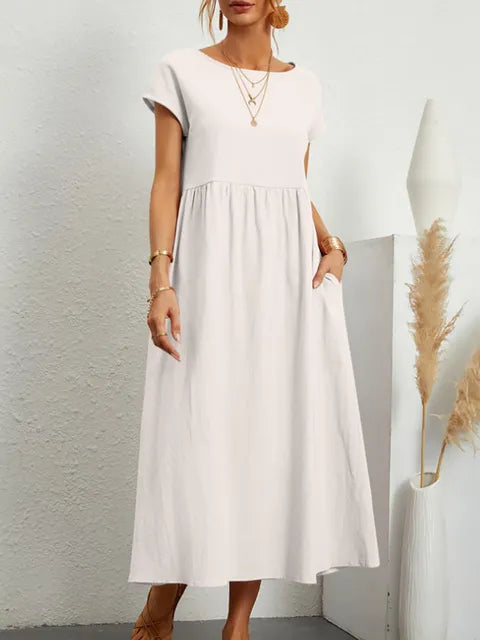 Isabel - Vintage Casual Lange Jurk